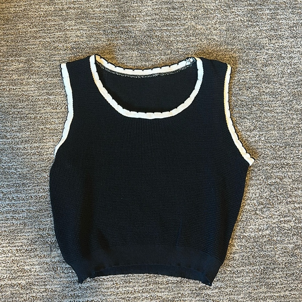 NO BRAND Black Tank top